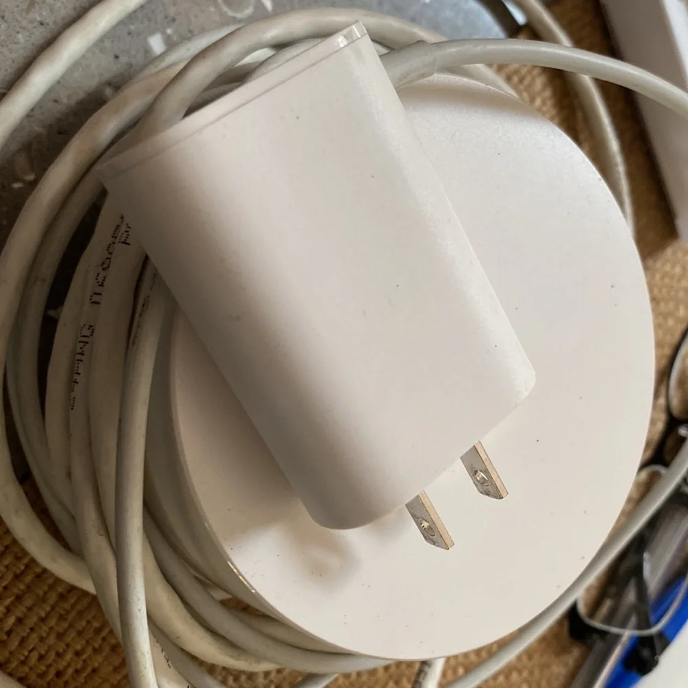 Google Alexa speaker plus cables
